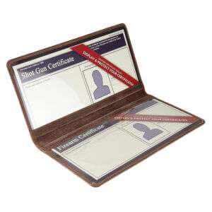 Double Shotgun & Firearm Certificate Wallet by Adames