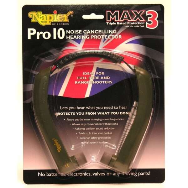 Napier Pro 10 Max 3 Hearing Protection