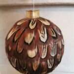 Pheasant Feather Bauble 6cm