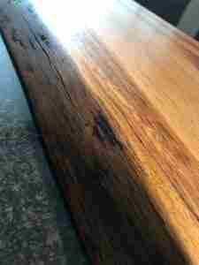 IMG 2552 Character presentation board for cheese, charcuterie, tapas, antipasti. Approx 40-60cm x 20-30cm x 3-5cm thick. Natural shape and edges often with feature holes and knots in surface. Oak/elm/ash/beech/cherry