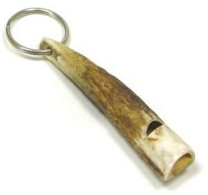 Stag horn dog training whistle