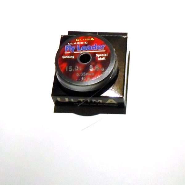 Special 12 & 15lb Breaking Strain Sinking Matt Fly Leader - Image 2