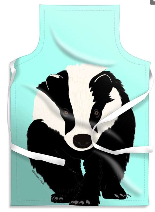 Badger on an apron