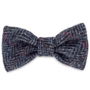 Harley's Arrow Dog Bow Tie in Harris Tweed