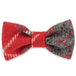 Charlie's Flame Dog Bow Tie in Harris Tweed