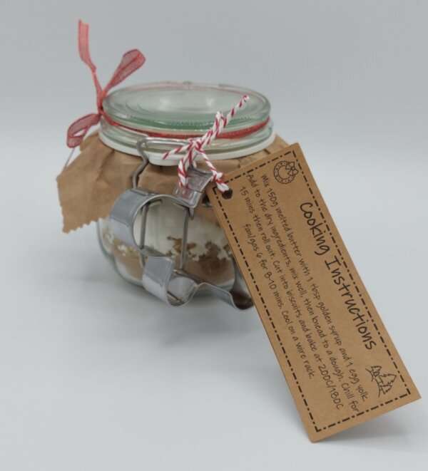 Gingerbread Cookie Jar 2 Bake your own Gingerbread Cookies  - Storage jar, Christmas tree decorations or eat them all!