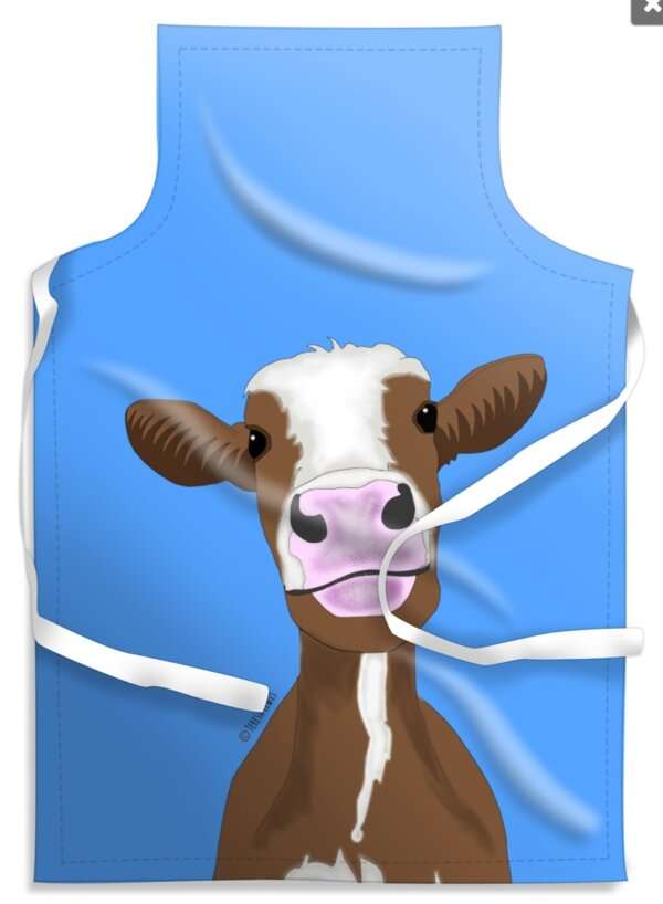 Cow apron