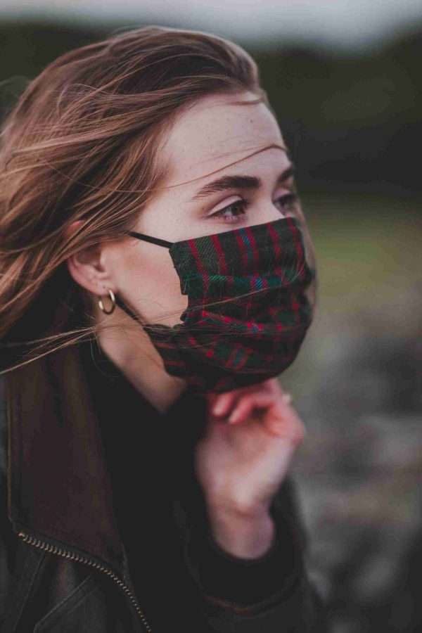 John Muir Way Tartan 3-Layer Facemask - Image 2