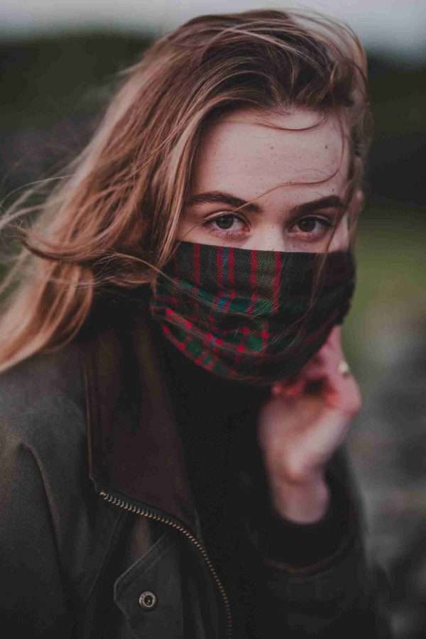 John Muir Way Tartan 3-Layer Facemask