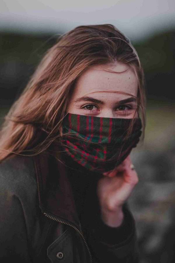 John Muir Way Tartan 3-Layer Facemask - Image 3