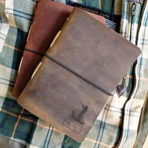 waxed leather shooting hunting journal