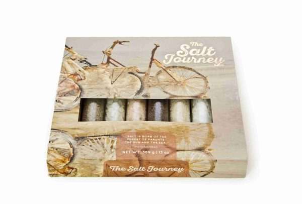 Salt Journey | Spice Gift Set | 8 Gourmet World Finishing Salts in Glass Test Tubes - Image 6