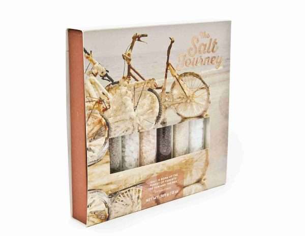 Salt Journey | Spice Gift Set | 8 Gourmet World Finishing Salts in Glass Test Tubes - Image 5