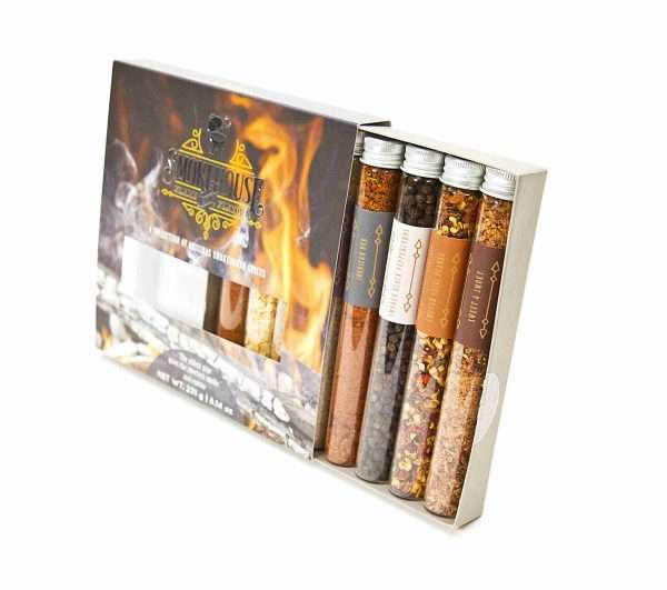 Smokehouse Flame and Flavour | Spice Gift Set | 8 Smoked Spices in Glass Test Tubes - Image 5