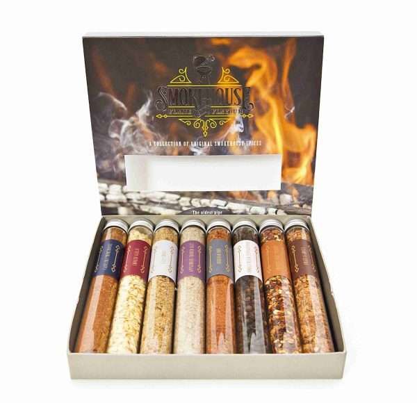 Smokehouse Flame and Flavour | Spice Gift Set | 8 Smoked Spices in Glass Test Tubes - Image 2