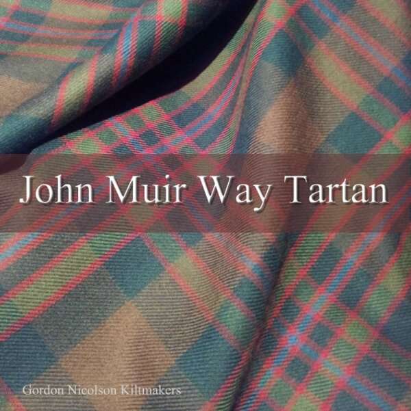 John Muir Way tartan for tartan day 2019 Washable, re-usable 3-layer Face Mask, carefully handmade, combining our exclusive John Muir Way tartan outer layer, a non-woven central interlining and fully lined in PLAIN coloured super-soft tana lawn cotton by Liberty of London. Neat pleats and soft elastic ear loops mean they should fit most adults comfortably. A flexible, shaped inner nose ridge also allows for a snug, close contact fit. 