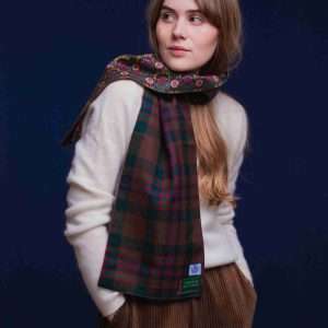 John Muir Way tartan Liberty Lined Long Scarf
