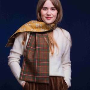 Flodden tartan Liberty Lined Long Scarf