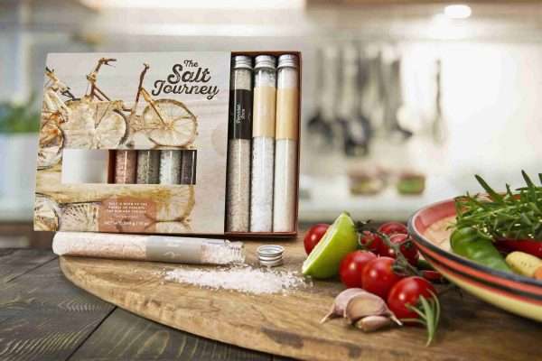 Salt Journey | Spice Gift Set | 8 Gourmet World Finishing Salts in Glass Test Tubes