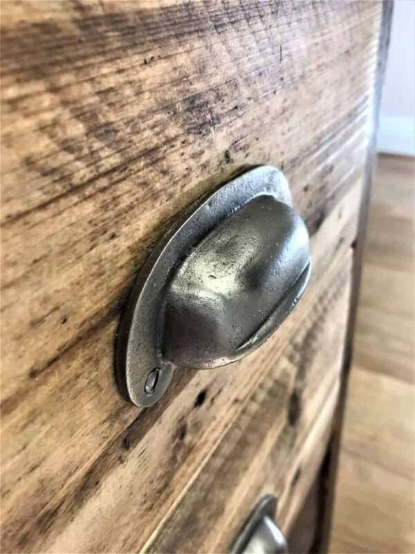 Bedroom Side Table - Office Storage Unit - Using Reclaimed Wooden Scaffold Boards. - Image 8