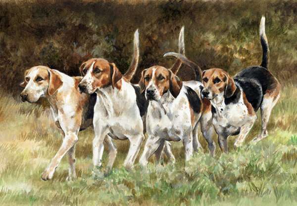 A Hunting We Will Go A Giclee Limited Edition Print by Caroline Cook Free delivery