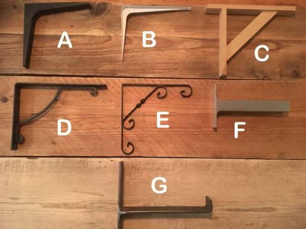 Oakridge  - Scaffold Board Shelf & Shelving. Reclaimed Industrial shelving made to order - Image 8