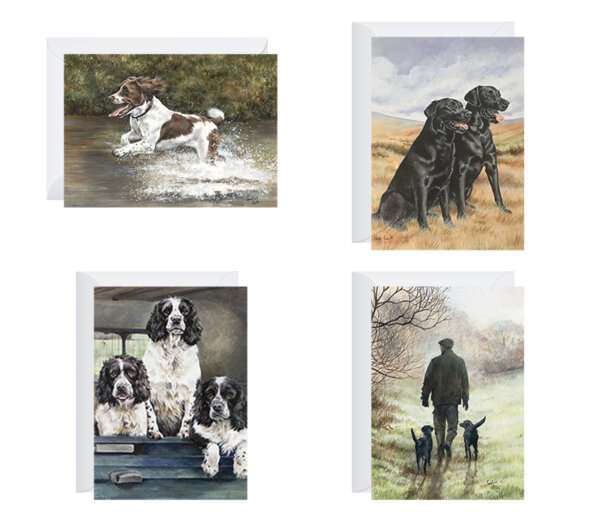 Labradors and Spaniels Greetings Cards