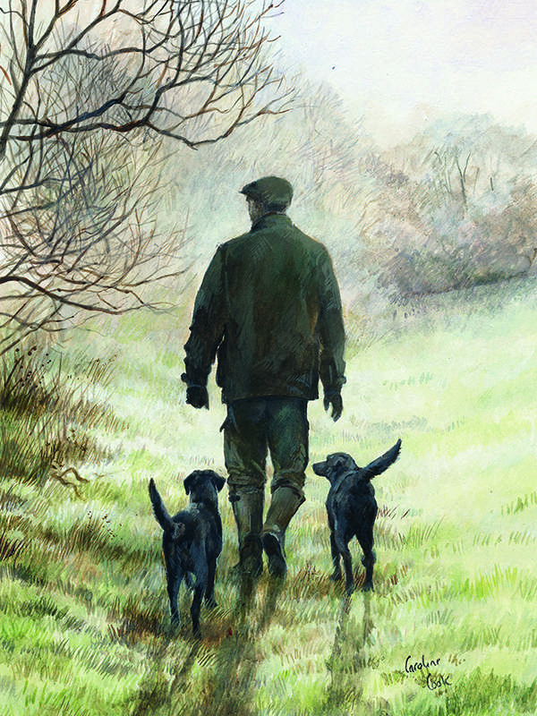 Field Patrol A Giclee Limited Edition Print by Caroline Cook Free delivery