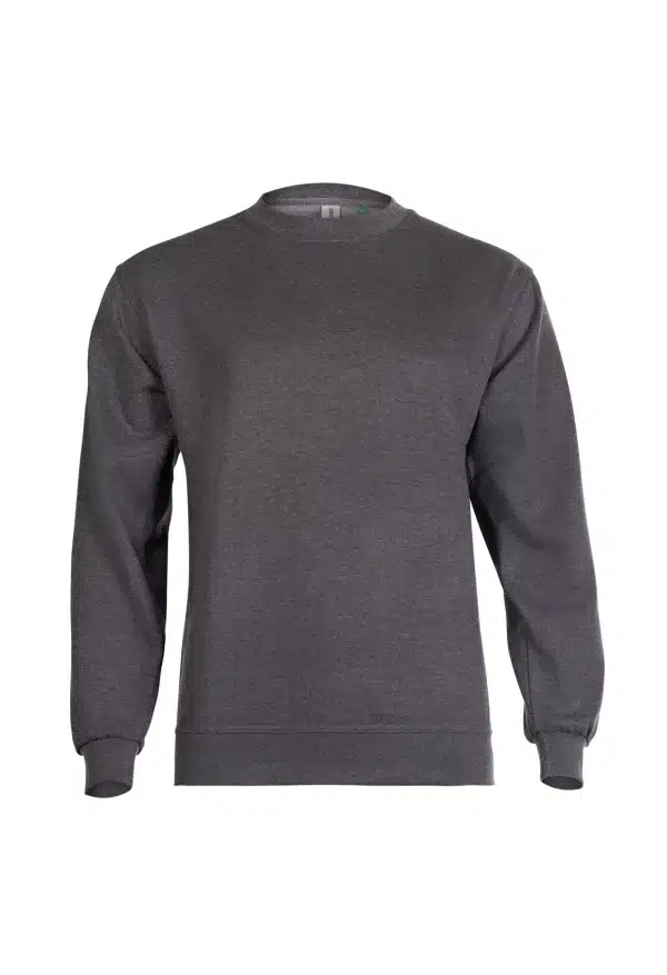 GR21 Eco Sweatshirt Charcoal Front <h5>Unisex Sweatshirt suitable for work and leisure.</h5> <h4>Size Guide</h4> <div id="appendproductsizes" class="size_guide_new"> <div class="table-responsive"> <table class="table table-bordered table-hover"> <tbody> <tr class="rowbold"> <td class="firsttd">Size</td> <td>XS</td> <td>S</td> <td>M</td> <td>L</td> <td>XL</td> <td>2XL</td> <td>3XL</td> <td>4XL</td> <td>5XL</td> <td>6XL</td> </tr> <tr> <td class="firsttd">Chest to fit (Inch)</td> <td>36-38</td> <td>38-40</td> <td>40-42</td> <td>42-44</td> <td>44-46</td> <td>46-48</td> <td>50-52</td> <td>52-54</td> <td>54-56</td> <td>58-60</td> </tr> <tr> <td class="firsttd">Chest to fit (cm)</td> <td>91-96</td> <td>96-101</td> <td>101-107</td> <td>107-112</td> <td>112-117</td> <td>117-122</td> <td>122-132</td> <td>132 - 137</td> <td>137 - 142</td> <td>147 - 152</td> </tr> </tbody> </table> </div> </div>  