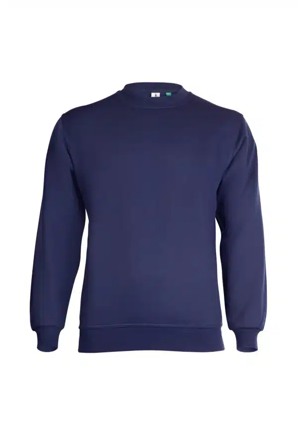 GR21 Eco Sweatshirt Navy Front <h5>Unisex Sweatshirt suitable for work and leisure.</h5> <h4>Size Guide</h4> <div id="appendproductsizes" class="size_guide_new"> <div class="table-responsive"> <table class="table table-bordered table-hover"> <tbody> <tr class="rowbold"> <td class="firsttd">Size</td> <td>XS</td> <td>S</td> <td>M</td> <td>L</td> <td>XL</td> <td>2XL</td> <td>3XL</td> <td>4XL</td> <td>5XL</td> <td>6XL</td> </tr> <tr> <td class="firsttd">Chest to fit (Inch)</td> <td>36-38</td> <td>38-40</td> <td>40-42</td> <td>42-44</td> <td>44-46</td> <td>46-48</td> <td>50-52</td> <td>52-54</td> <td>54-56</td> <td>58-60</td> </tr> <tr> <td class="firsttd">Chest to fit (cm)</td> <td>91-96</td> <td>96-101</td> <td>101-107</td> <td>107-112</td> <td>112-117</td> <td>117-122</td> <td>122-132</td> <td>132 - 137</td> <td>137 - 142</td> <td>147 - 152</td> </tr> </tbody> </table> </div> </div>  