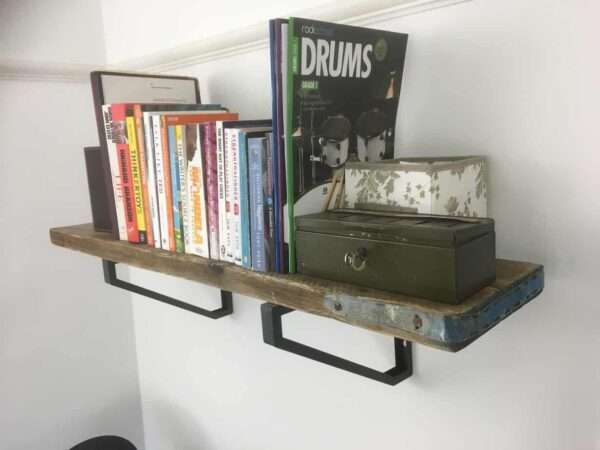 Oakridge  - Scaffold Board Shelf & Shelving. Reclaimed Industrial shelving made to order - Image 7