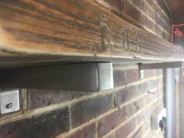 Oakridge  - Scaffold Board Shelf & Shelving. Reclaimed Industrial shelving made to order - Image 5