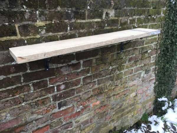 Oakridge  - Scaffold Board Shelf & Shelving. Reclaimed Industrial shelving made to order - Image 4