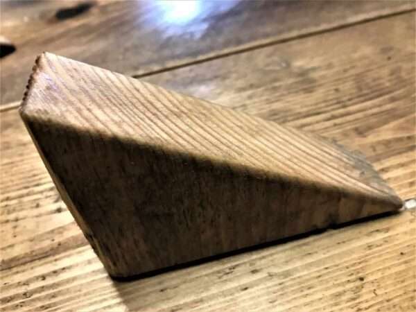 3 Doorstops Made From Reclaimed Scaffold Boards - Wedge - Handmade, Doorstop - Eco friendly - Image 11