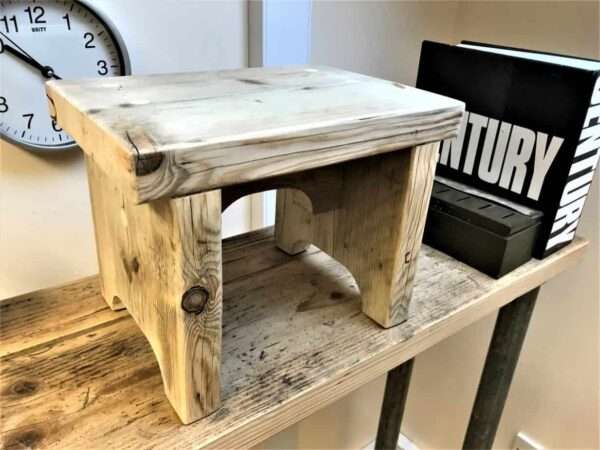 Wooden Laptop Stand - Made From Reclaimed Scaffold Boards - Image 3