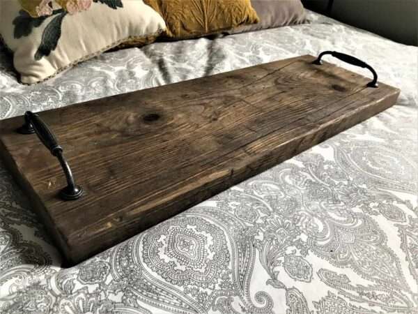Wooden Bed Tray - Bed Board - Made From Reclaimed Scaffold Board - Image 8