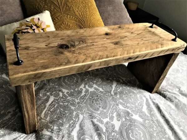 Wooden Bed Tray - Bed Board - Made From Reclaimed Scaffold Board - Image 7