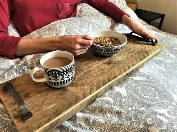 Wooden Bed Tray - Bed Board - Made From Reclaimed Scaffold Board - Image 6