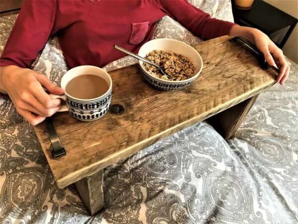 Wooden Bed Tray - Bed Board - Made From Reclaimed Scaffold Board - Image 5