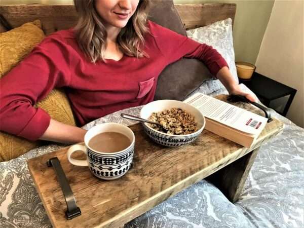 Wooden Bed Tray - Bed Board - Made From Reclaimed Scaffold Board