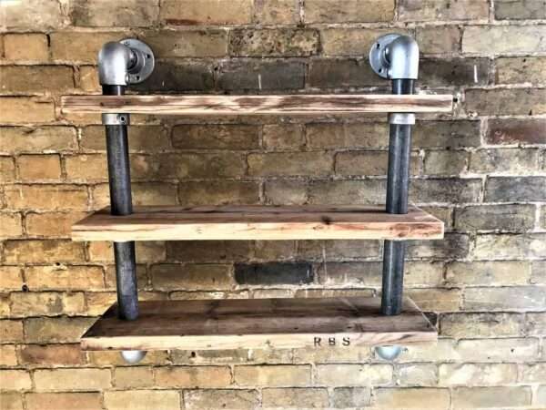 Ashwood - Scaffold Board | Tube Shelf Shelving | Reclaimed Industrial shelving - Image 11