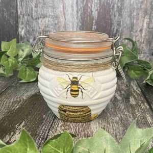 Bee Hive Honey Pot