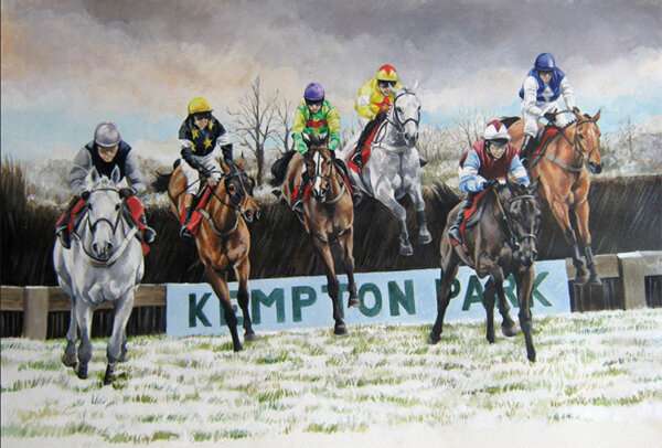Kings of Kempton A Limited Edition Gigleé Print by Caroline Cook Free delivery
