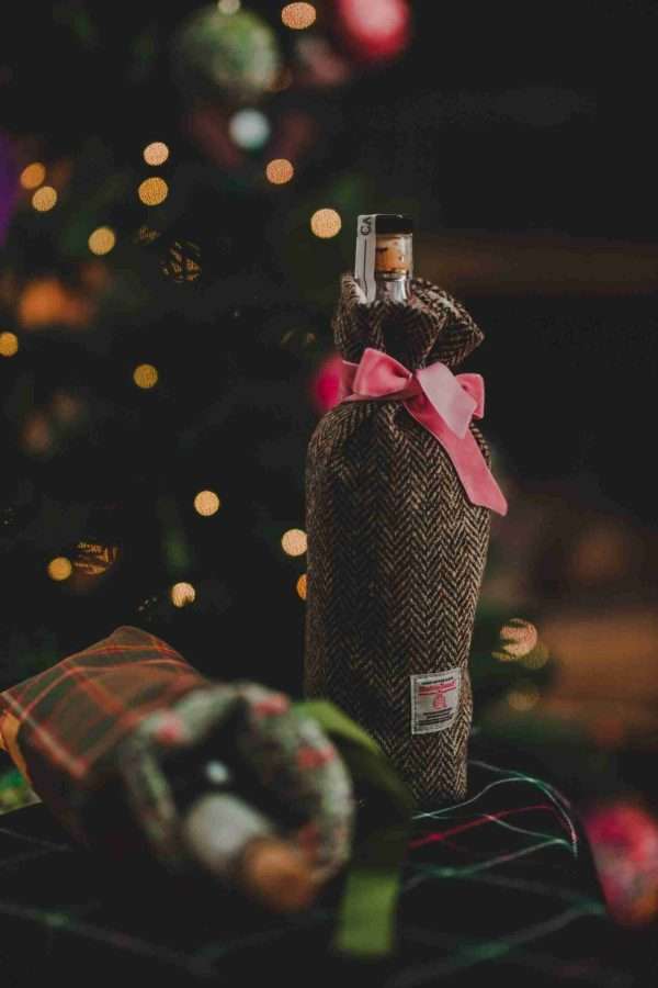 Flodden Tartan & Liberty Print Luxury Scottish Bottle Bag - Image 4