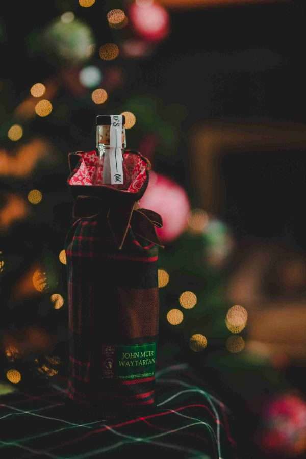 John Muir Way Tartan & Liberty Print Luxury Scottish Bottle Bag - Image 4