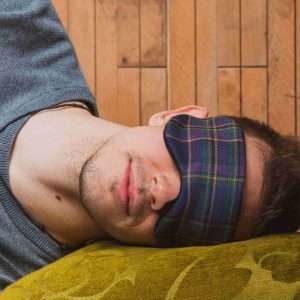 Highland Mist Tartan Scented Herb Eye Mask