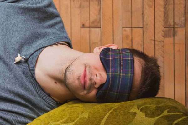 Highland Mist Tartan Scented Herb Eye Mask