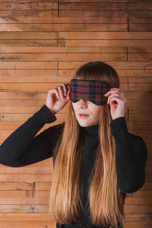 John Muir Way Tartan Scented Herb Eye Mask