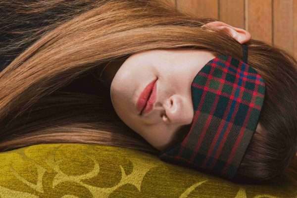 John Muir Way Tartan Scented Herb Eye Mask - Image 3