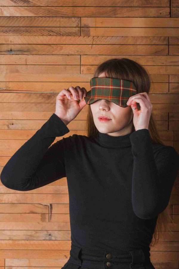 Flodden Commemorative Tartan Scented Herb Eye Mask - Image 3